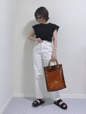「サースプ」｜HITOMIさん（レディース・155cm）の夏コーディネート