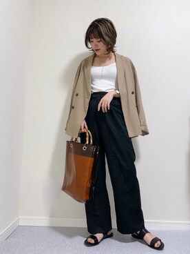 HITOMIさん(レディース・155cm)の夏コーディネート