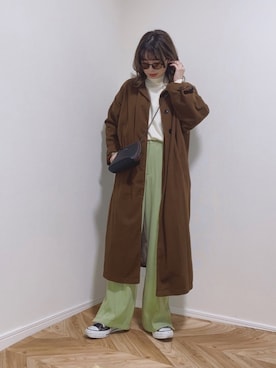 HITOMIさん（レディース・155cm）の冬コーディネート