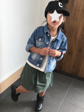 YuANaさん（キッズ・100cm）の秋コーディネート
