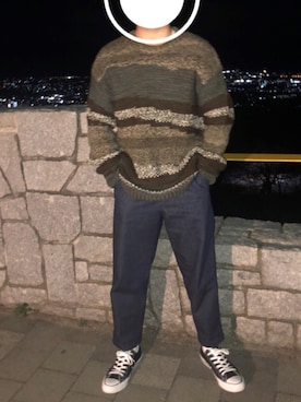 「アイテム（イヤーカフ）」を使った、あつきさん（メンズ・165cm・10代）の冬コーディネート
