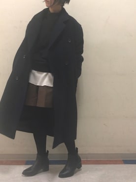 「sango（sango）のアイテム（その他アウター）」を使った、smzさん（レディース・155cm）の秋コーディネート