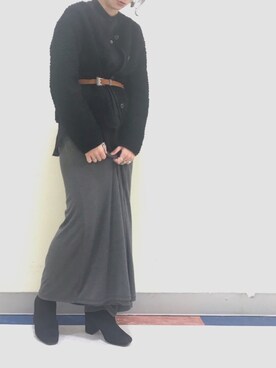 「sango（sango）のアイテム（トップス）」を使った、smzさん（レディース・155cm）の冬コーディネート