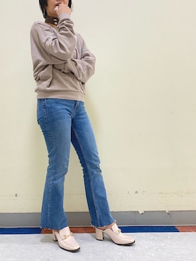 「sango（sango）のアイテム（トップス）」を使った、smzさん（レディース・155cm）の冬コーディネート