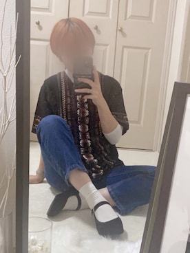 「チャイハネ（チャイハネ）のアイテム（トップス）」を使った、smzさん（レディース・155cm）の秋コーディネート