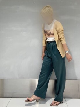 「sango（sango）のアイテム（トップス）」を使った、smzさん（レディース・155cm）の春コーディネート