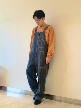 「RAGEBLUE（レイジブルー）のアイテム（その他パンツ、グレー系）」を使った、たじしゅんさん（メンズ・170cm）の春コーディネート