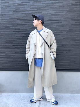 「yorozu（ヨロズ）のアイテム」を使った、たじしゅんさん（メンズ・170cm）の春コーディネート
