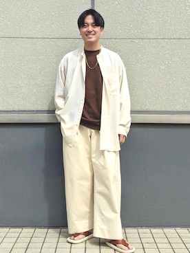 たじしゅんさん（メンズ・170cm）の春コーディネート