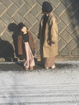 「BIG FIELD（ビッグフィールド）のアイテム」を使った、ちゅーみさん（レディース・151cm）の冬コーディネート
