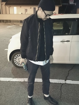 「BUTTERO（ブッテロ）のアイテム（その他シューズ）」を使った、syachiさん（メンズ・180cm）の冬コーディネート
