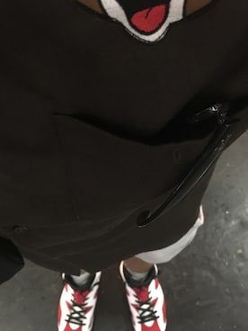 「Jordan」｜「アイテム（その他トップス）」を使った、u_taさん（メンズ・168cm）の冬コーディネート
