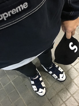 「USA」｜「アイテム（マウンテンパーカー）」を使った、u_taさん（メンズ・168cm）の冬コーディネート