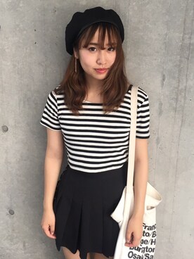 「Coquette（コケット）のアイテム」を使った、💘さん（レディース・157cm）の夏コーディネート