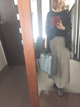 「marjour（マージュール）のアイテム（ブーツ）」を使った、２⭐️（4:50起床21:50就寝）さん（レディース・155cm）の春コーディネート