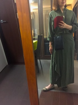 「marjour（マージュール）のFAKE LEATHER SACOCHE（ショルダーバッグ）」を使った、２⭐️（4:50起床21:50就寝）さん（レディース・155cm）の春コーディネート