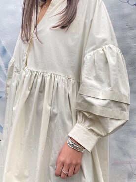 「crie conforto（クリーコンフォルト）のアイテム（アクセサリー）」を使った、crie_shizukaさん（レディース・155cm）の冬コーディネート
