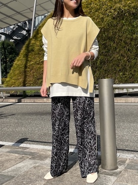 「crie conforto（クリーコンフォルト）のアイテム（アクセサリー）」を使った、crie_shizukaさん（レディース・155cm）の冬コーディネート
