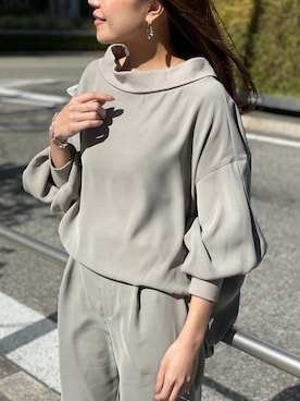 「crie conforto（クリーコンフォルト）のアイテム（アクセサリー）」を使った、crie_shizukaさん（レディース・155cm）の冬コーディネート