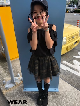 ☺︎アイリオ☺︎さん（キッズ・128cm）の秋コーディネート