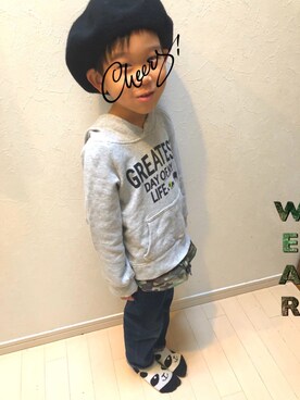 ☺︎アイリオ☺︎さん（キッズ・100cm）の冬コーディネート