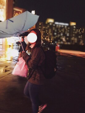 「usedのアイテム（ニット/セーター、グリーン系）」を使った、☺︎さん（レディース・164cm）の冬コーディネート