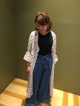 「シャツディガン」｜yukariさん（レディース・151cm）の夏コーディネート