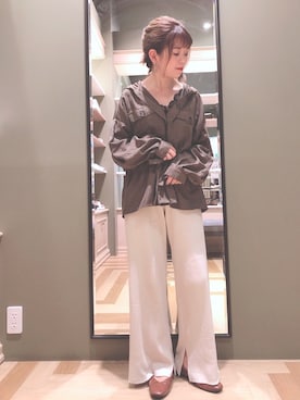 「秋のカフェオレコーデ」｜yukariさん（レディース・151cm）の秋コーディネート