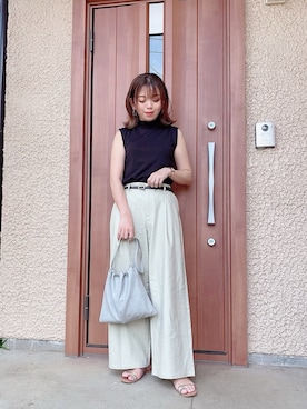 「rem closet（レムクローゼット）のアイテム」を使った、yukariさん（レディース・151cm）の夏コーディネート