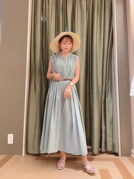 「Petit fleur（プチフルール）のアイテム」を使った、yukariさん（レディース・151cm）の夏コーディネート