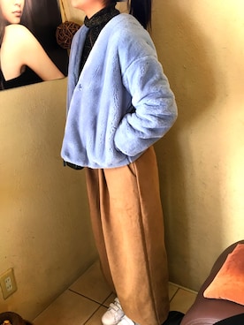 「NATURAL BEAUTY BASIC（ナチュラルビューティーベーシック）のアイテム（ブルゾン）」を使った、marionさん（レディース・163cm）の冬コーディネート
