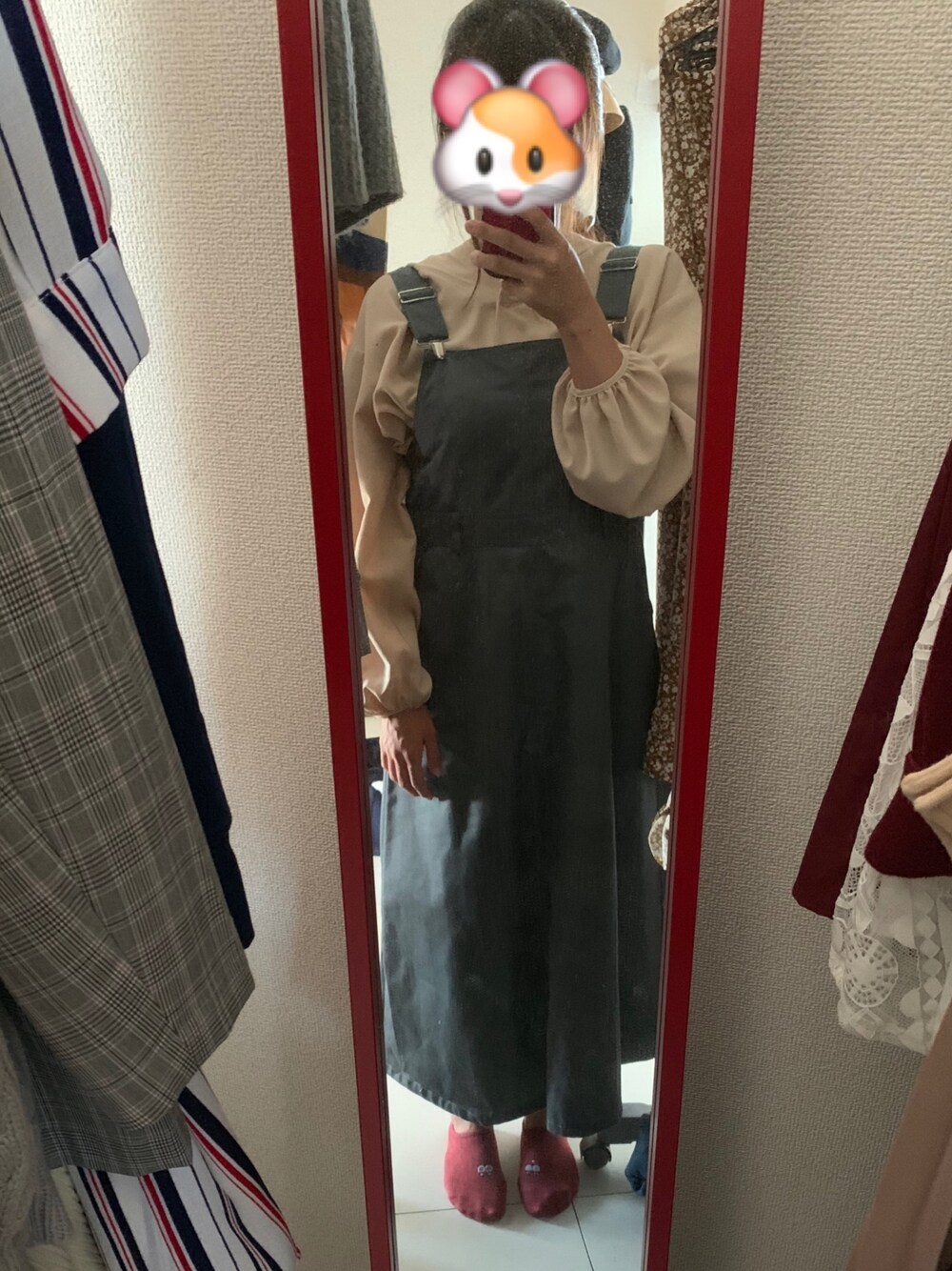 「20191014、おしゃれさんと繋がりたい」｜「one after another NICE CLAUPのアイテム（トップス、ベージュ系）」を使った、みわさん（レディース・157cm）の秋コーディネートの1枚目の写真