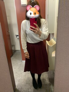 「節分コーデ」｜みわさん（レディース・157cm）の冬コーディネート