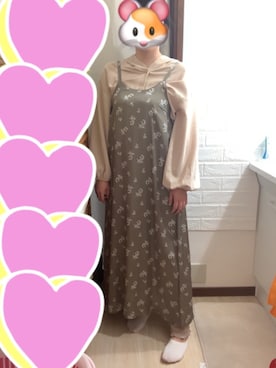 「料理教室コーデ」｜「アイテム（ワンピース/ドレス）」を使った、みわさん（レディース・157cm）の夏コーディネート