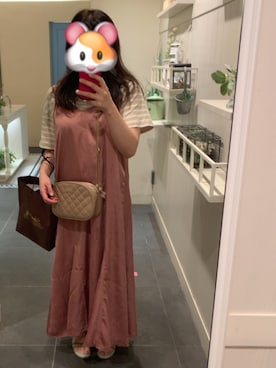 「料理教室コーデ」｜「アイテム（ワンピース/ドレス）」を使った、みわさん（レディース・157cm）の夏コーディネート
