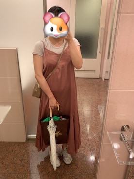 「料理教室コーデ」｜「アイテム（ワンピース/ドレス）」を使った、みわさん（レディース・157cm）の夏コーディネート