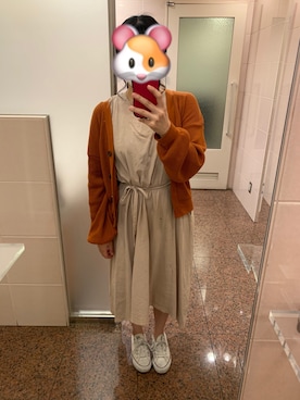 「料理教室コーデ」｜みわさん（レディース・157cm）の秋コーディネート
