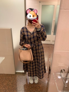 「料理教室コーデ」｜みわさん（レディース・157cm）の秋コーディネート