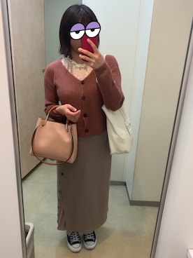 「料理教室コーデ」｜みわさん（レディース・157cm）の秋コーディネート