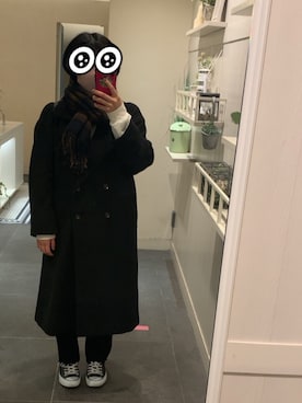 「料理教室コーデ」｜みわさん（レディース・157cm）の冬コーディネート