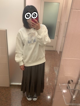 「料理教室コーデ」｜みわさん（レディース・157cm）の冬コーディネート