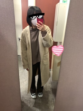 「料理教室コーデ」｜みわさん（レディース・157cm）の冬コーディネート