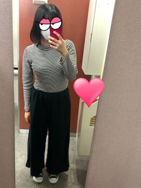 「料理教室コーデ」｜みわさん（レディース・157cm）の春コーディネート