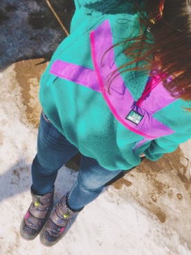 X-girl（エックスガール）の「X-girl×THE NORTH FACE Nuptse