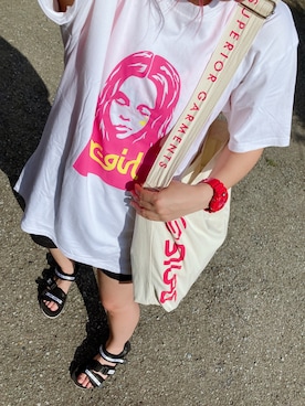 「スボーツミックス」｜「アイテム（腕時計）」を使った、azulさん（レディース・163cm）の夏コーディネート