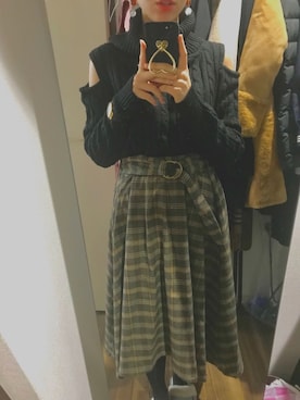 「FREE'S MART（フリーズマート）のアイテム（アクセサリー）」を使った、arisawonderlandさん（レディース・160cm）の冬コーディネート