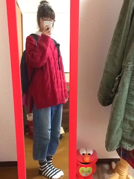 kanako☺︎さん(レディース・159cm)の冬コーディネート