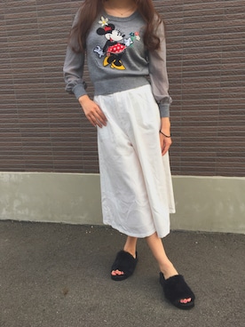 「アイテム（ニット/セーター）」を使った、🌹🌿 Moooka 🌿🌹さん（レディース・158cm・10代）の秋コーディネート