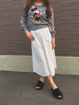 🌹🌿 Moooka 🌿🌹さんの（AZUL by moussy | アズールバイマウジー）を使ったコーディネート