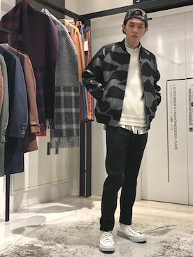 しゅうさくさん(メンズ・170cm)の冬コーディネート